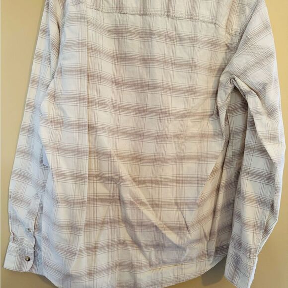 George White and Brown Casual Button Down Shirt - Picture 7 of 7